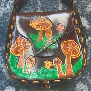 Mushroom collector's purse